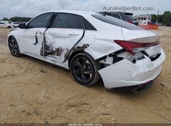 5NPLP4AG5MH022502 2021 HYUNDAI ELANTRA White Trasero izquierdo