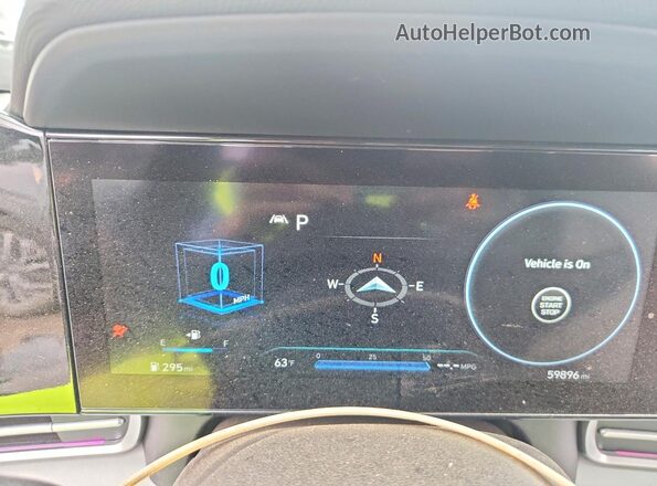 5NPLP4AG5MH026744 2021 HYUNDAI ELANTRA Blue Вид щитка приладів