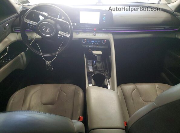 5NPLP4AG5NH073225 2022 HYUNDAI ELANTRA Silver Առջևի վահանակի տեսք