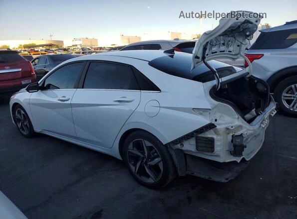 5NPLP4AG6MH013419 2021 HYUNDAI ELANTRA White Trasero izquierdo