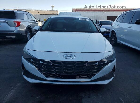 5NPLP4AG6MH013419 2021 HYUNDAI ELANTRA White Vista frontal