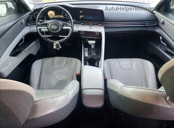 5NPLP4AG6MH013419 2021 HYUNDAI ELANTRA White Vista del salpicadero