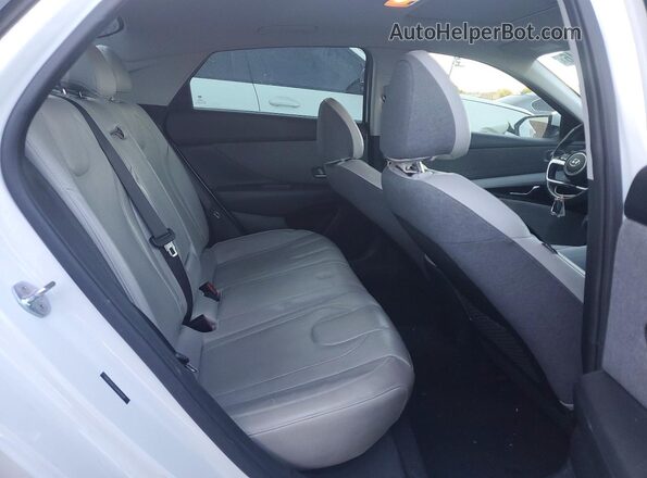 5NPLP4AG6MH013419 2021 HYUNDAI ELANTRA White Vista de los asientos traseros