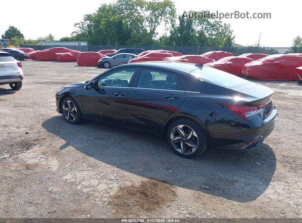 5NPLP4AG7PH105630 2023 HYUNDAI ELANTRA Черный Задняя левая четверть