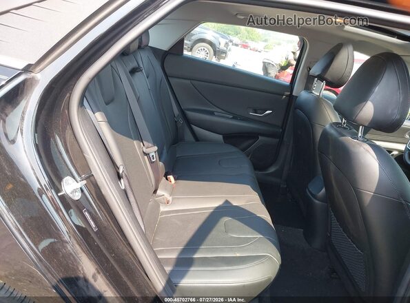 5NPLP4AG7PH105630 2023 HYUNDAI ELANTRA Черный Вид наклейки с VIN-кодом