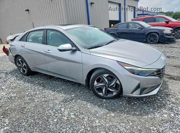 5NPLP4AG9NH069758 2022 HYUNDAI ELANTRA Silver Przód prawy
