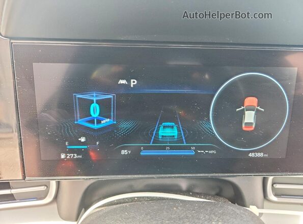 5NPLP4AG9NH069758 2022 HYUNDAI ELANTRA Silver Widok zestawu wskaźników
