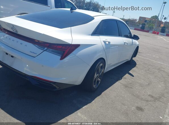 5NPLP4AGXNH078808 2022 HYUNDAI ELANTRA White Tył prawy
