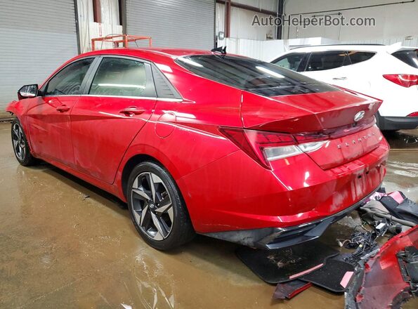 5NPLP4AGXPH107663 2023 HYUNDAI ELANTRA Красный Задняя левая четверть