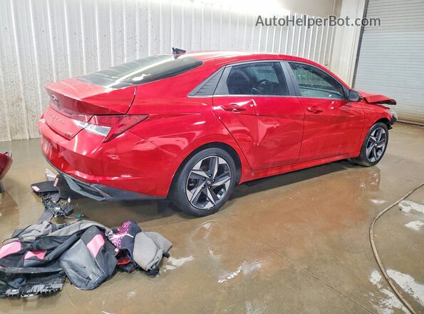 5NPLP4AGXPH107663 2023 HYUNDAI ELANTRA Красный Задняя правая четверть