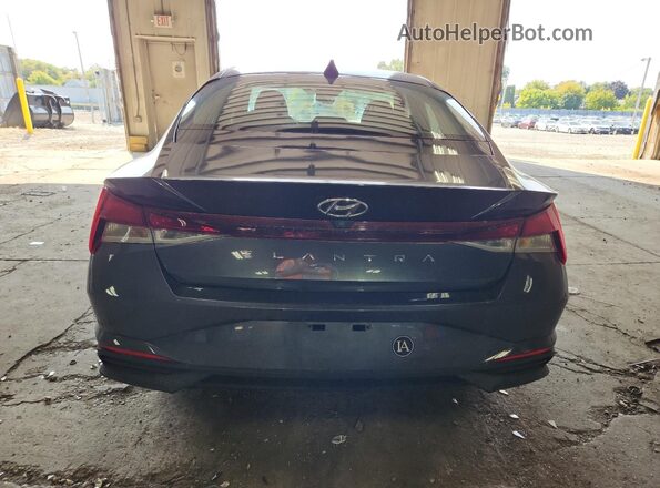 5NPLS4AG0MH006044 2021 HYUNDAI ELANTRA Gray Widok z tyłu