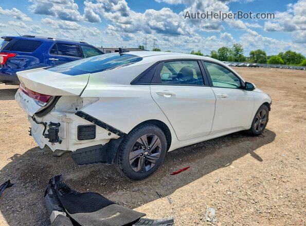 5NPLS4AG0MH047886 2021 HYUNDAI ELANTRA White უკანა მარჯვენა