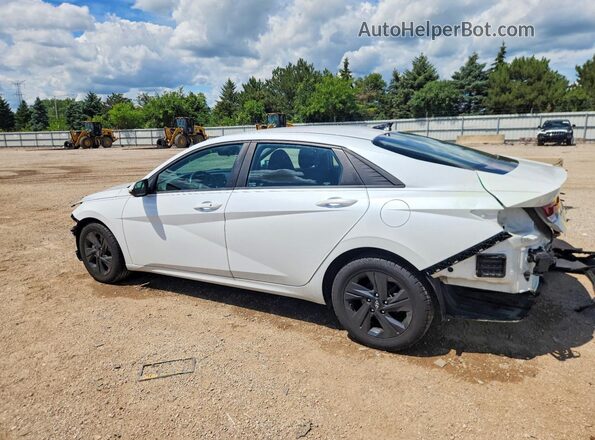 5NPLS4AG0MH047886 2021 HYUNDAI ELANTRA White უკანა მარცხენა