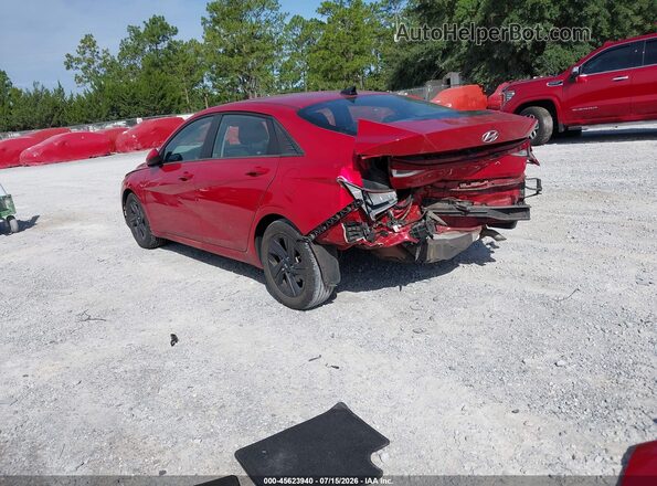 5NPLS4AG0NH060316 2022 HYUNDAI ELANTRA Red Rear left