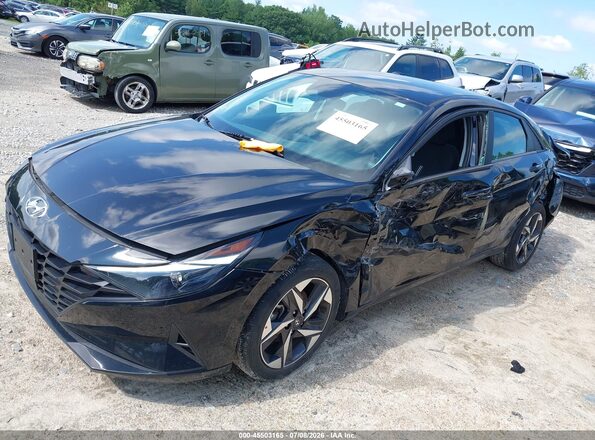 5NPLS4AG0PH106620 2023 HYUNDAI ELANTRA Black Передня ліва чверть