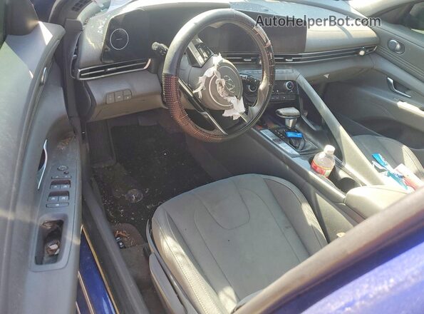5NPLS4AG0PH106794 2023 HYUNDAI ELANTRA Blue Vista del salpicadero
