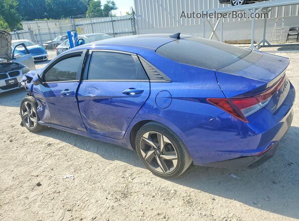 5NPLS4AG0PH106794 2023 HYUNDAI ELANTRA Blue Trasero izquierdo