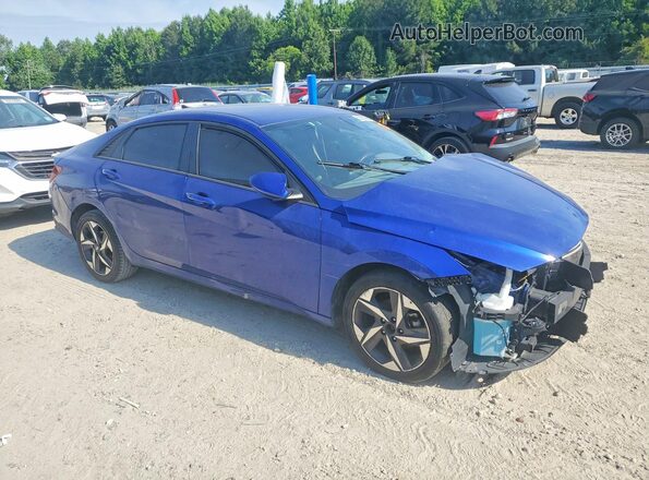 5NPLS4AG0PH106794 2023 HYUNDAI ELANTRA Blue Delantero derecho