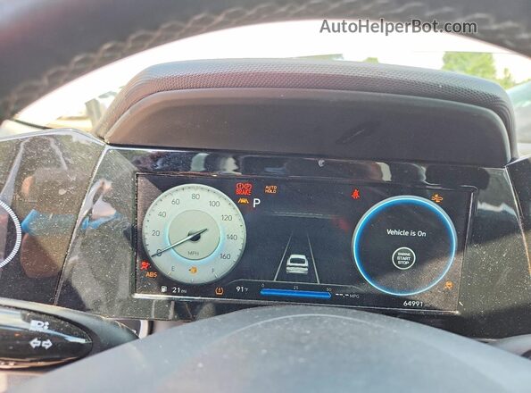 5NPLS4AG1MH049016 2021 HYUNDAI ELANTRA Серебряный Вид щитка приборов