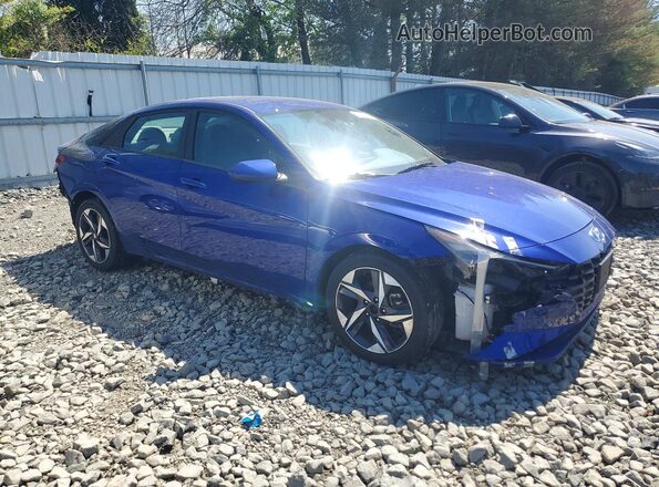 5NPLS4AG1PH099368 2023 HYUNDAI ELANTRA Blue Delantero derecho