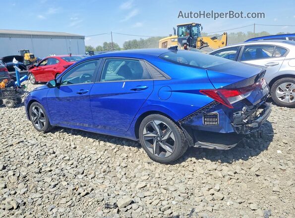 5NPLS4AG1PH099368 2023 HYUNDAI ELANTRA Blue Trasero izquierdo