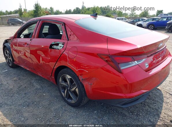 5NPLS4AG1PH102060 2023 HYUNDAI ELANTRA Красный Задняя левая четверть