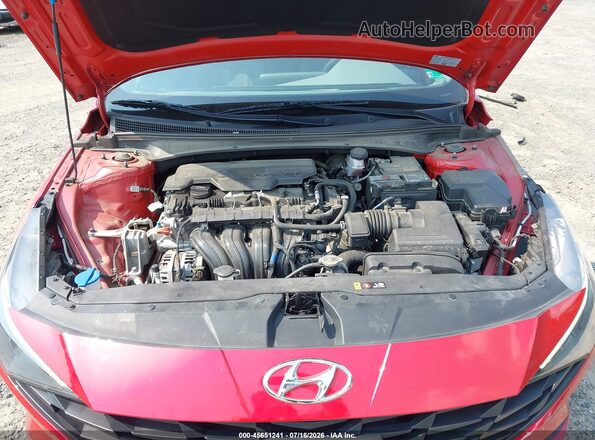 5NPLS4AG1PH102060 2023 HYUNDAI ELANTRA Красный Вид сзади