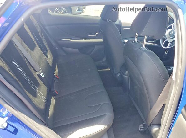 5NPLS4AG2MH012699 2021 HYUNDAI ELANTRA Blue Vista de los asientos traseros