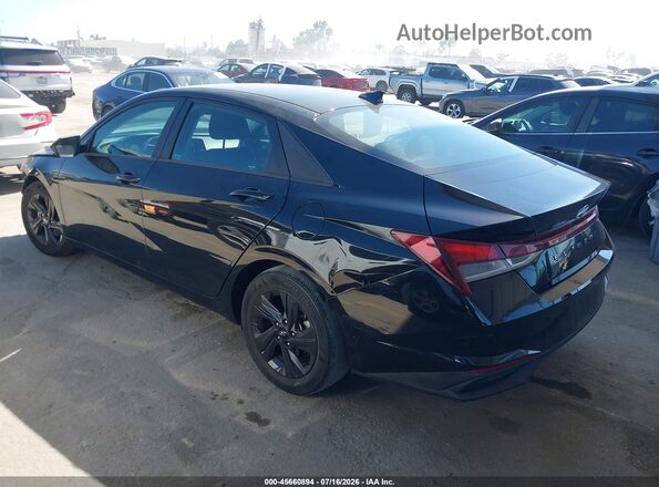 5NPLS4AG2NH074539 2022 HYUNDAI ELANTRA Black Tył lewy
