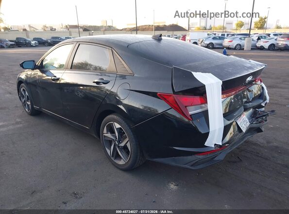 5NPLS4AG2PH096074 2023 HYUNDAI ELANTRA Black Հետևի ձախ
