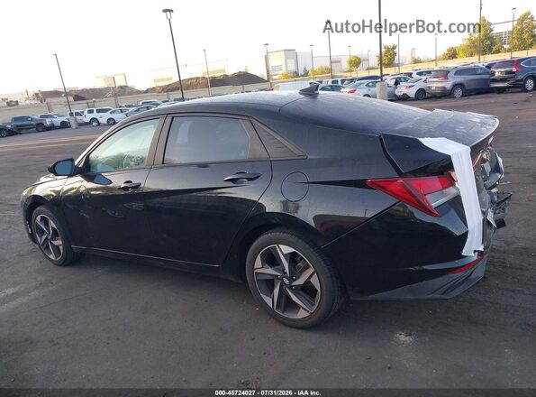 5NPLS4AG2PH096074 2023 HYUNDAI ELANTRA Black Սալոնի 360 աստիճան տեսք