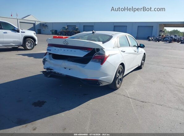 5NPLS4AG3MH003025 2021 HYUNDAI ELANTRA White უკანა მარჯვენა