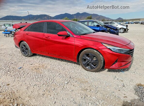 5NPLS4AG3MH005230 2021 HYUNDAI ELANTRA Красный Передняя правая четверть