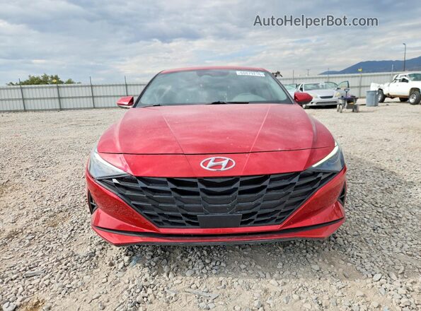 5NPLS4AG3MH005230 2021 HYUNDAI ELANTRA Красный Вид спереди