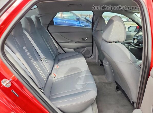 5NPLS4AG3MH005230 2021 HYUNDAI ELANTRA Красный Вид задних сидений