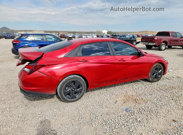 5NPLS4AG3MH005230 2021 HYUNDAI ELANTRA Красный Задняя правая четверть