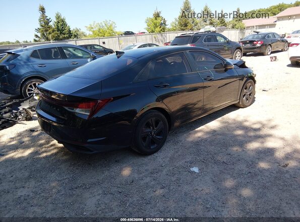 5NPLS4AG3MH010542 2021 HYUNDAI ELANTRA Черный Задняя правая четверть