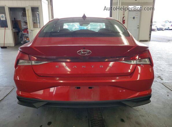 5NPLS4AG3MH027986 2021 HYUNDAI ELANTRA Red Vista trasera