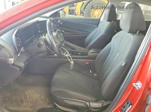 5NPLS4AG3MH027986 2021 HYUNDAI ELANTRA Red Vista interior delantera