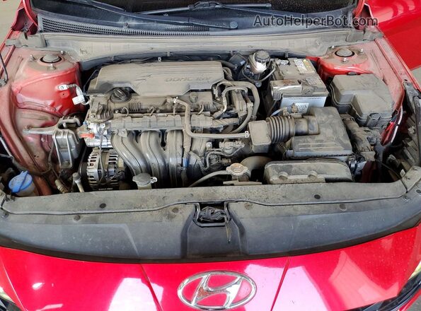 5NPLS4AG3MH027986 2021 HYUNDAI ELANTRA Red Vista interior trasera