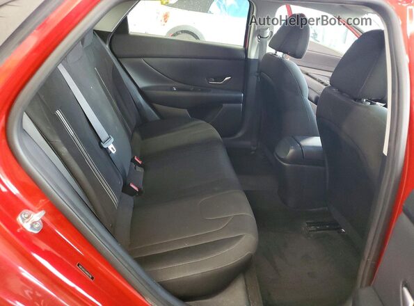 5NPLS4AG3MH027986 2021 HYUNDAI ELANTRA Red Vista de los asientos traseros