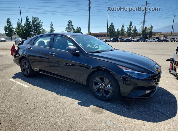 5NPLS4AG3MH029673 2021 HYUNDAI ELANTRA Black Front right