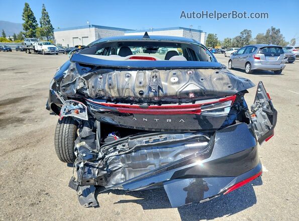 5NPLS4AG3MH029673 2021 HYUNDAI ELANTRA Black Rear view