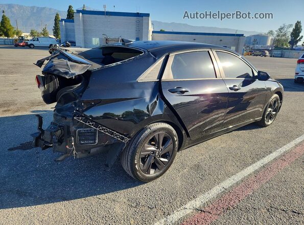 5NPLS4AG3MH031536 2021 HYUNDAI ELANTRA Черный Задняя правая четверть
