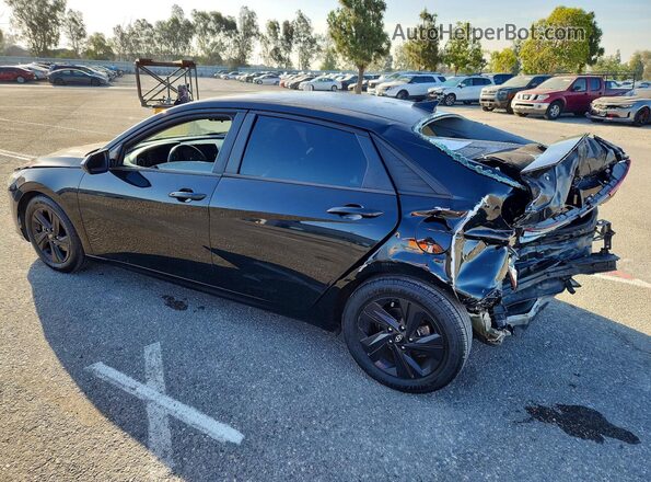 5NPLS4AG3MH031536 2021 HYUNDAI ELANTRA Черный Задняя левая четверть