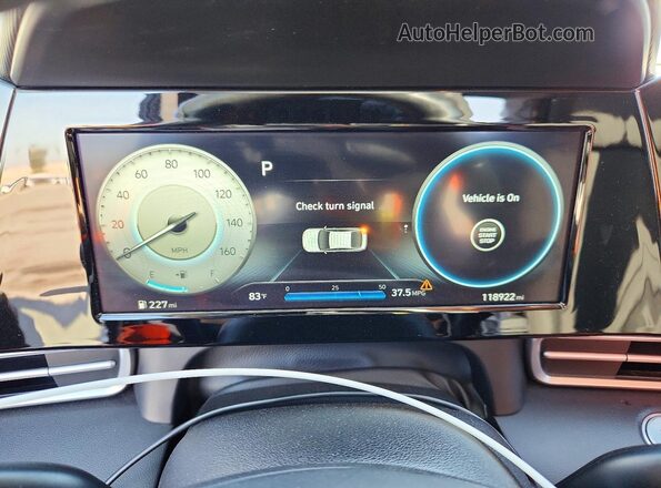 5NPLS4AG3MH031536 2021 HYUNDAI ELANTRA Черный Вид щитка приборов