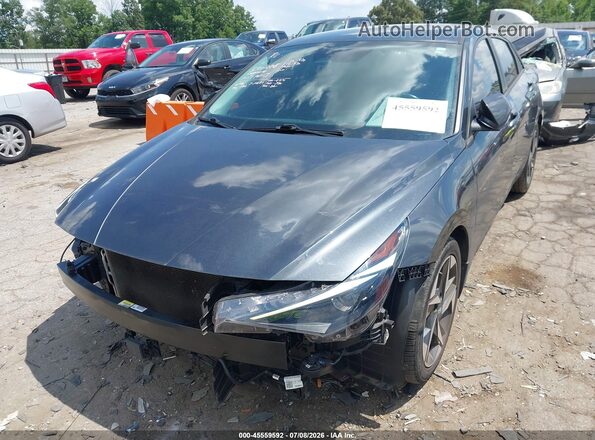5NPLS4AG3PH086279 2023 HYUNDAI ELANTRA Серый Вид спереди