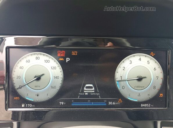 5NPLS4AG4MH006645 2021 HYUNDAI ELANTRA Silver Widok zestawu wskaźników