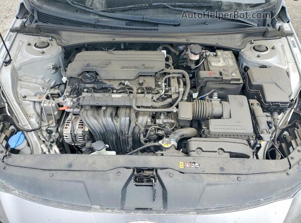 5NPLS4AG4MH006645 2021 HYUNDAI ELANTRA Silver Widok wnętrza z tyłu