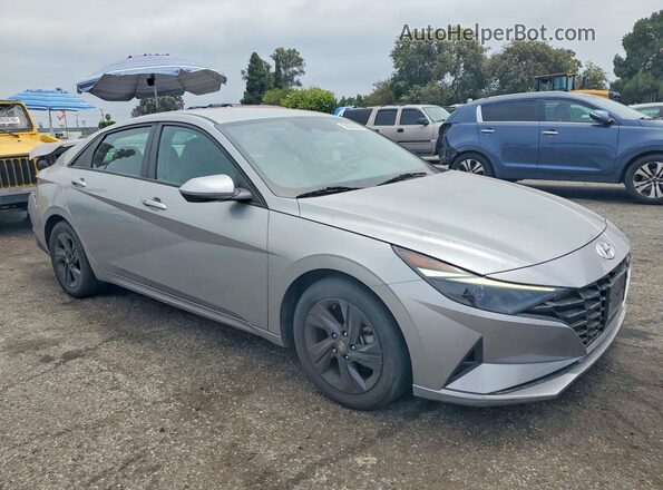 5NPLS4AG4MH006645 2021 HYUNDAI ELANTRA Silver Przód prawy